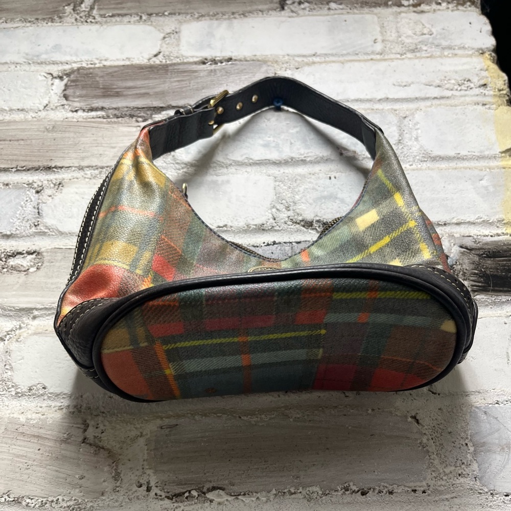 Vintage Plaid Dooney & Burke Bag - Picture 2 of 4